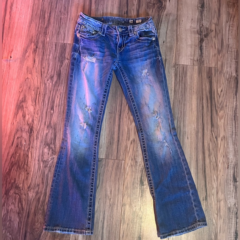 Worn twice Miss Me’s!!